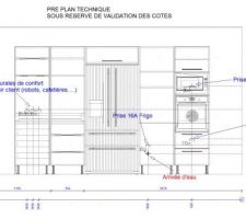 Plan technique cuisine