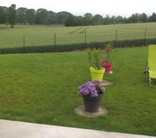 La terrasse ne manque plus que le carrelage