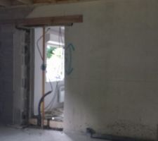 Ouverture chambre/dressing