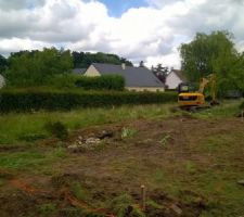 Début du terrassement le 15 Juin 2016
