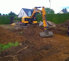 Début du terrassement le 15 Juin 2016