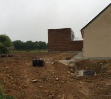 Terrassement pratiquement terminé