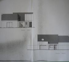 Vu de la Facade avant et Arrière de la maison