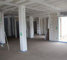 La chape a &eacute;t&eacute; coul&eacute;e