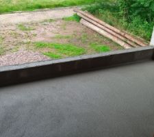 Pr&eacute;paration du balcon