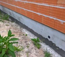 Enduit du vide sanitaire