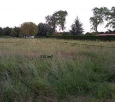 Voil&agrave; le terrain le bornage est tout r&eacute;cent.