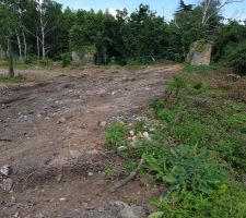 Début des travaux de terrassement pour le lotissement