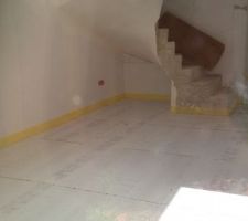 Pr&eacute;paration chauffage au sol + chape