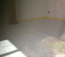 Pr&eacute;paration chauffage au sol + chape