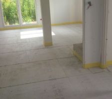 Pr&eacute;paration chauffage au sol + chape