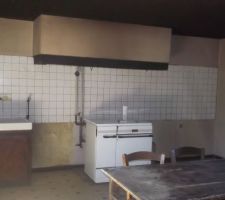 Cuisine vue du couloir