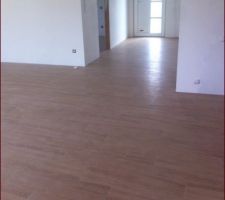 Salon, salle â manger vers porte d'entrée