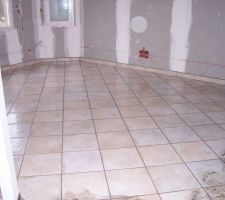 Vue carrelage termin&eacute;