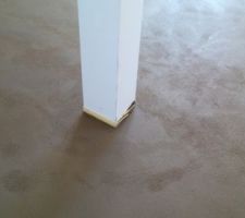 Chape &eacute;tage termin&eacute;e. En cours sur chauffage au sol au RDC.