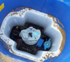 Compteur d'eau installé