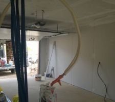 Isolation garage faite