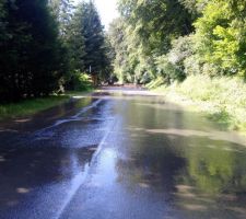 Inondation du village : routes coupées