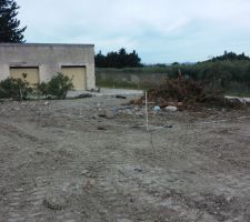 Emplacement de la future maison