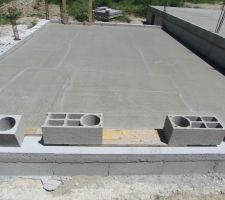 Dalle du garage