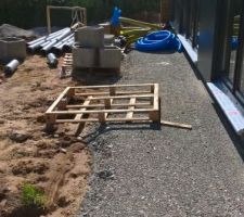 Reprise du terrassement et des VRD