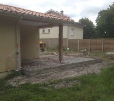 Terrasse en cours