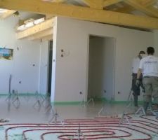 Coulage de la chape