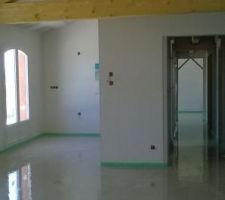 Coulage de la chape