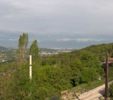 Vue sur geneve, sans le jet d'eau  ce jour