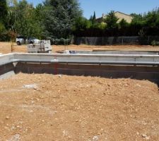 Canalisation côté cuisine et garage