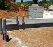 Canalisations côté cuisine-WC-Salle d'eau parentale