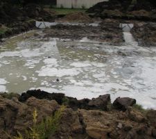 Beaucoup d'eau à cet endroit