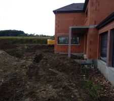 Terrassement en cours