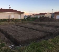 D&eacute;but du terrassement