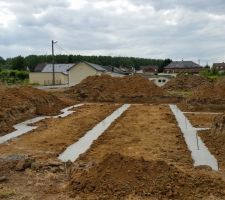 Le 19/06/2015 les fondations sont coul&eacute;es