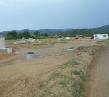 Pose des r&eacute;seaux d'eau