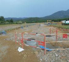 Pose des r&eacute;seaux d'eau