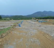 Pose des r&eacute;seaux d'eau