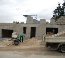 L'&eacute;tage commence &agrave; &ecirc;tre mont&eacute;.