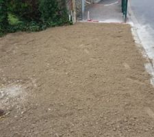 Creation du chemin d acces
depose de la grave