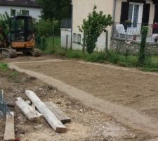 Creation du chemin d acces
compactage