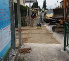 Chemin d acces compactage