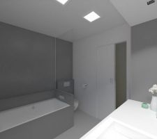 Aménagement salle de bain étage