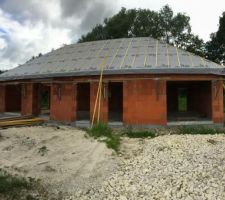 Pose du film en cours