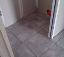 Carrelage WC étage