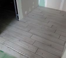 Carrelage suite parentale terminé