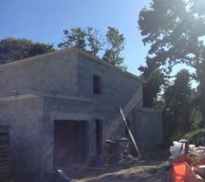 Charpente du monopente finie !