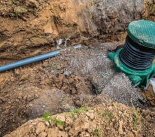 Mise en place de la cuve de 3700L