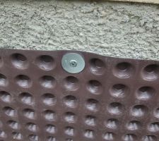 Pose de la bâche anti-humidité