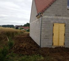 Remblais autour du vide sanitaire